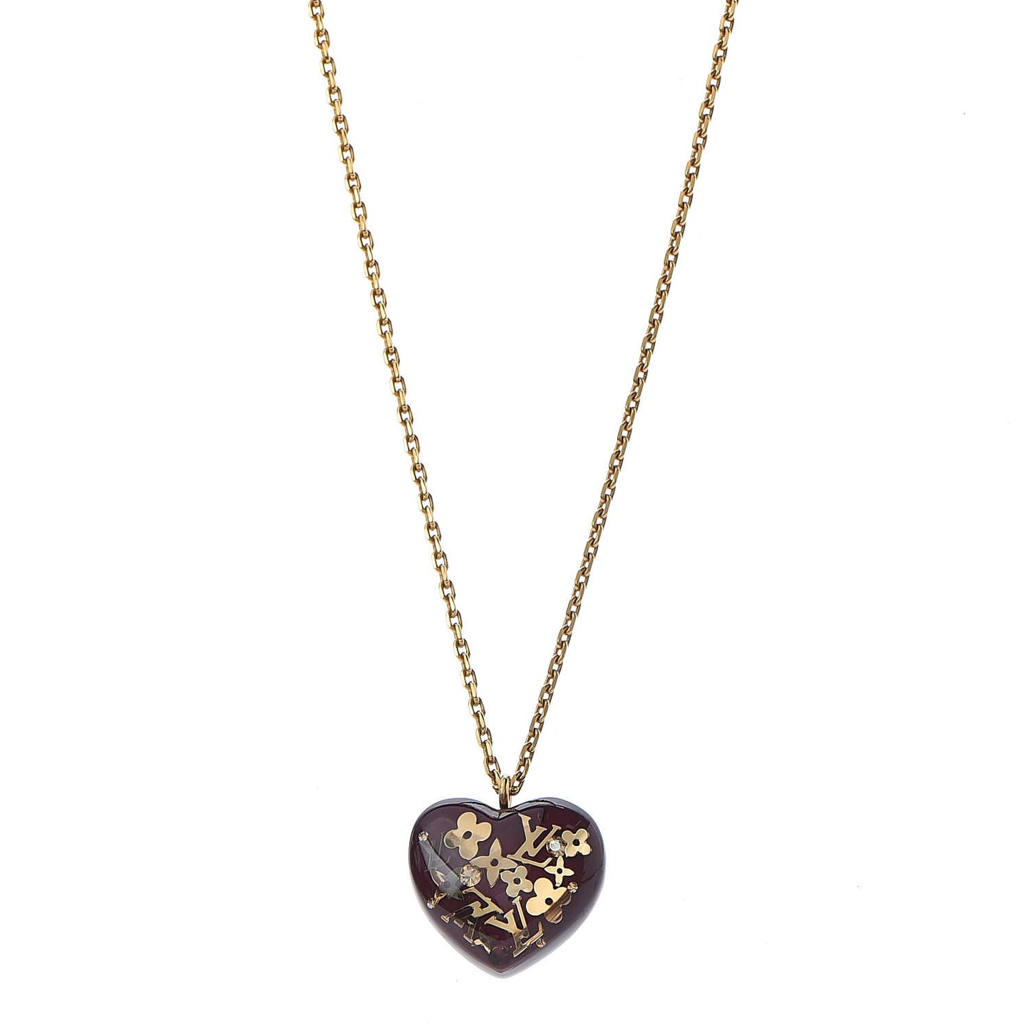 Inclusion Heart Necklace Rouge Fauviste