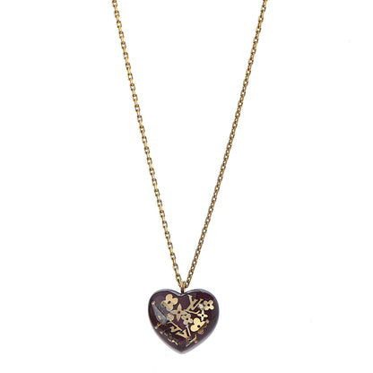 Louis Vuitton Inclusion Heart Necklace Rouge Fauviste 1 of 5