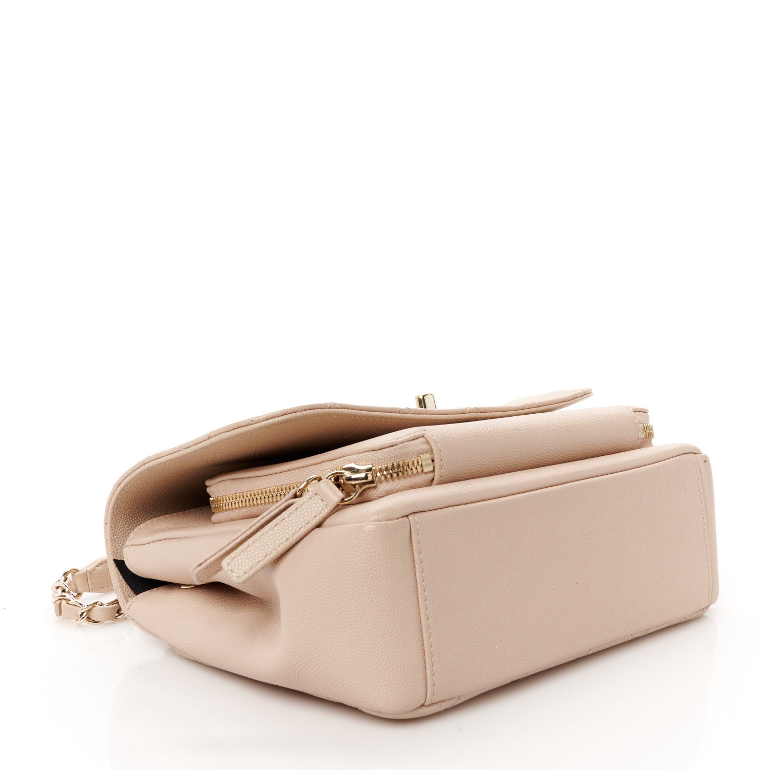 Chanel Caviar Quilted Medium Business Affinity Flap Beige 4 of 11