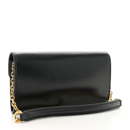 Celine Shiny Smooth Calfskin C Wallet On Chain Bag Black 3 of 10
