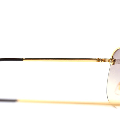Louis Vuitton Metal Clockwise Sunglasses Z1020W Gold 4 of 7