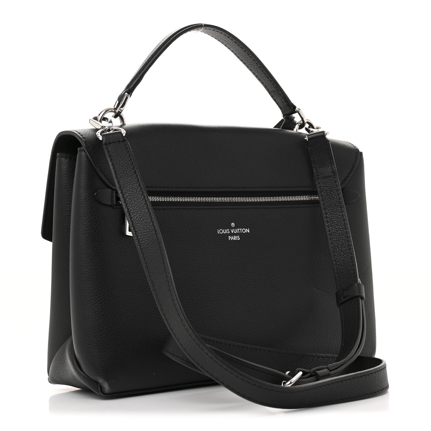 Louis Vuitton Soft Calfskin My Lockme Top Handle Black 3 of 15