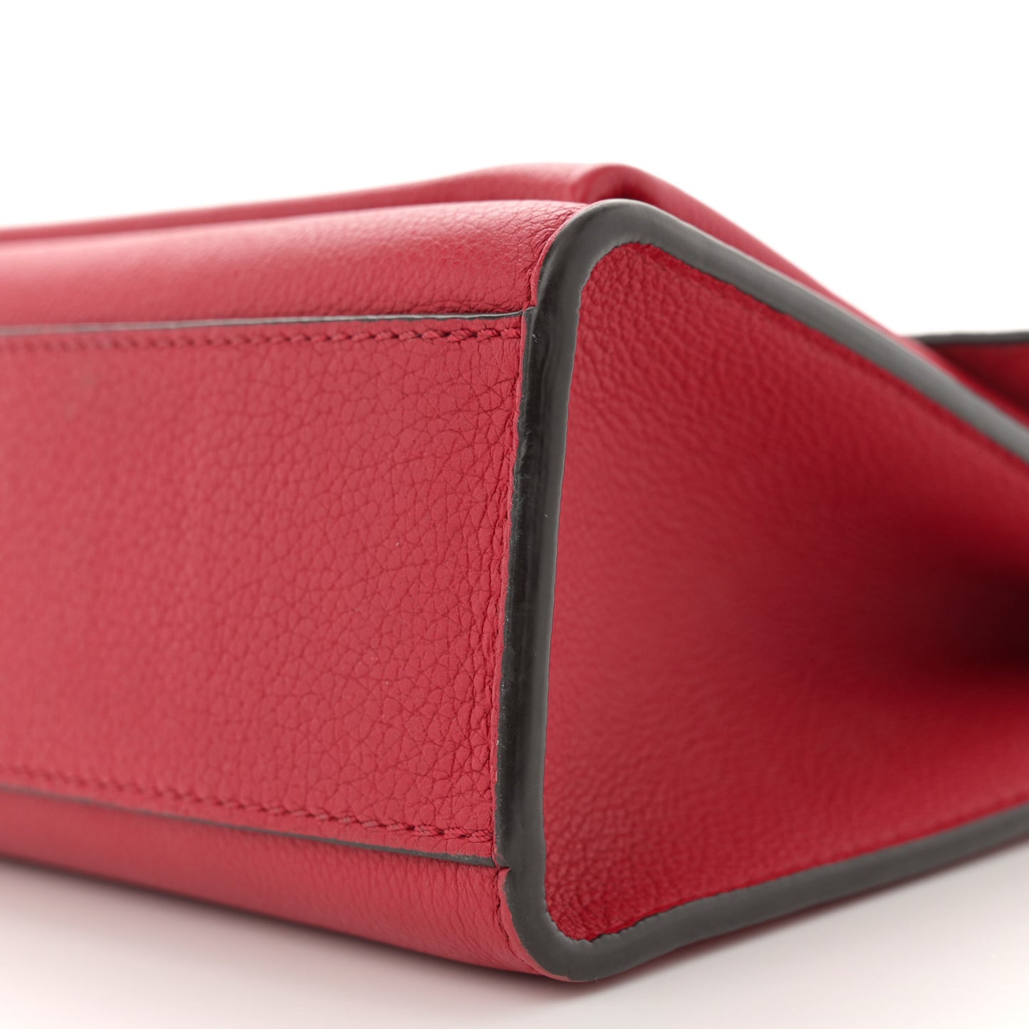 Soft Calfskin Mylockme Chain Bag BB Rubis