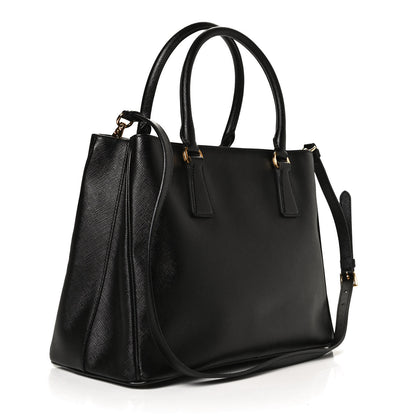 Prada Saffiano Lux Medium Tote Black 3 of 14