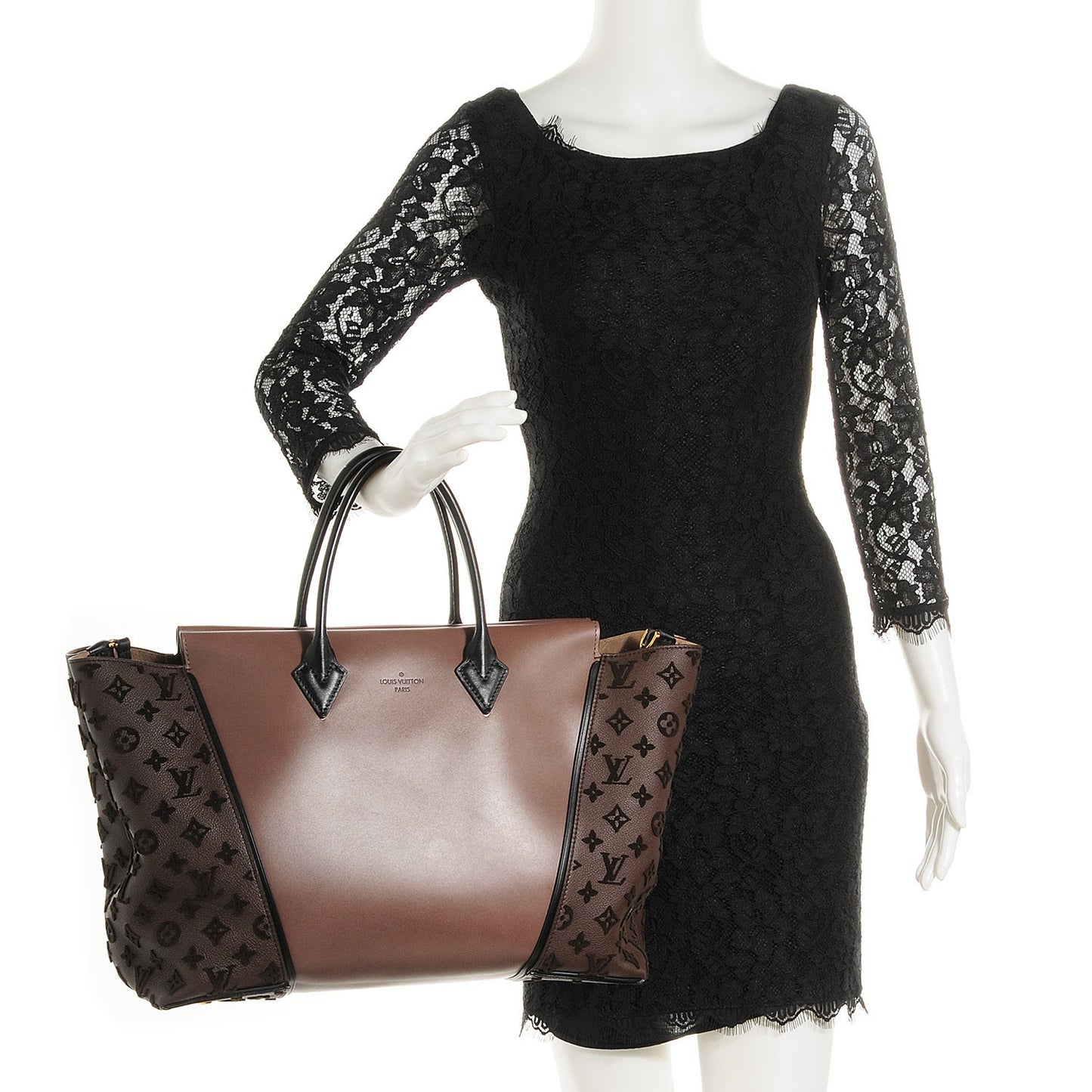 Cuir Orfevre Veau Cachemire Tote W GM Gris