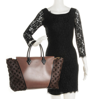 Louis Vuitton Cuir Orfevre Veau Cachemire Tote W GM Gris 2 of 8
