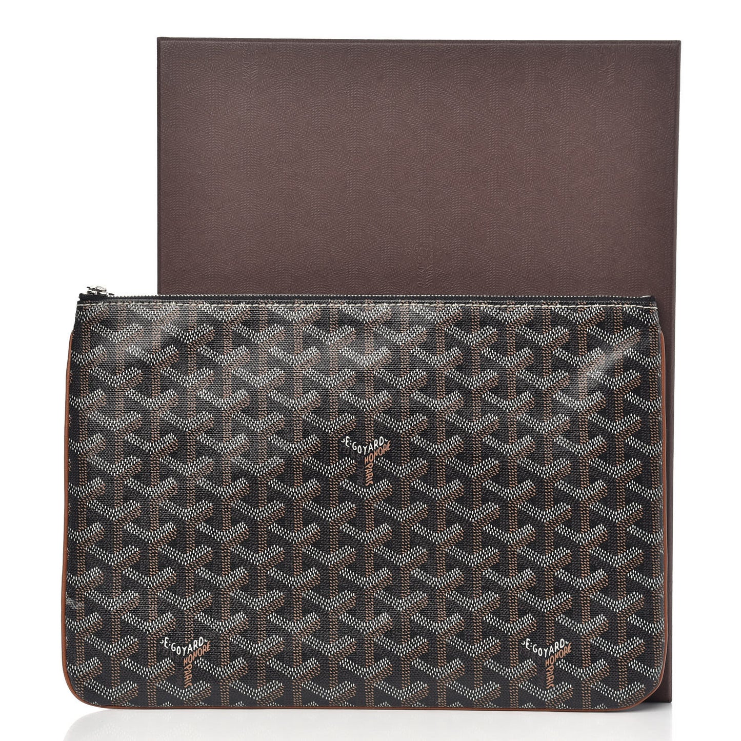 Goyardine Senat Pochette MM Black Gold
