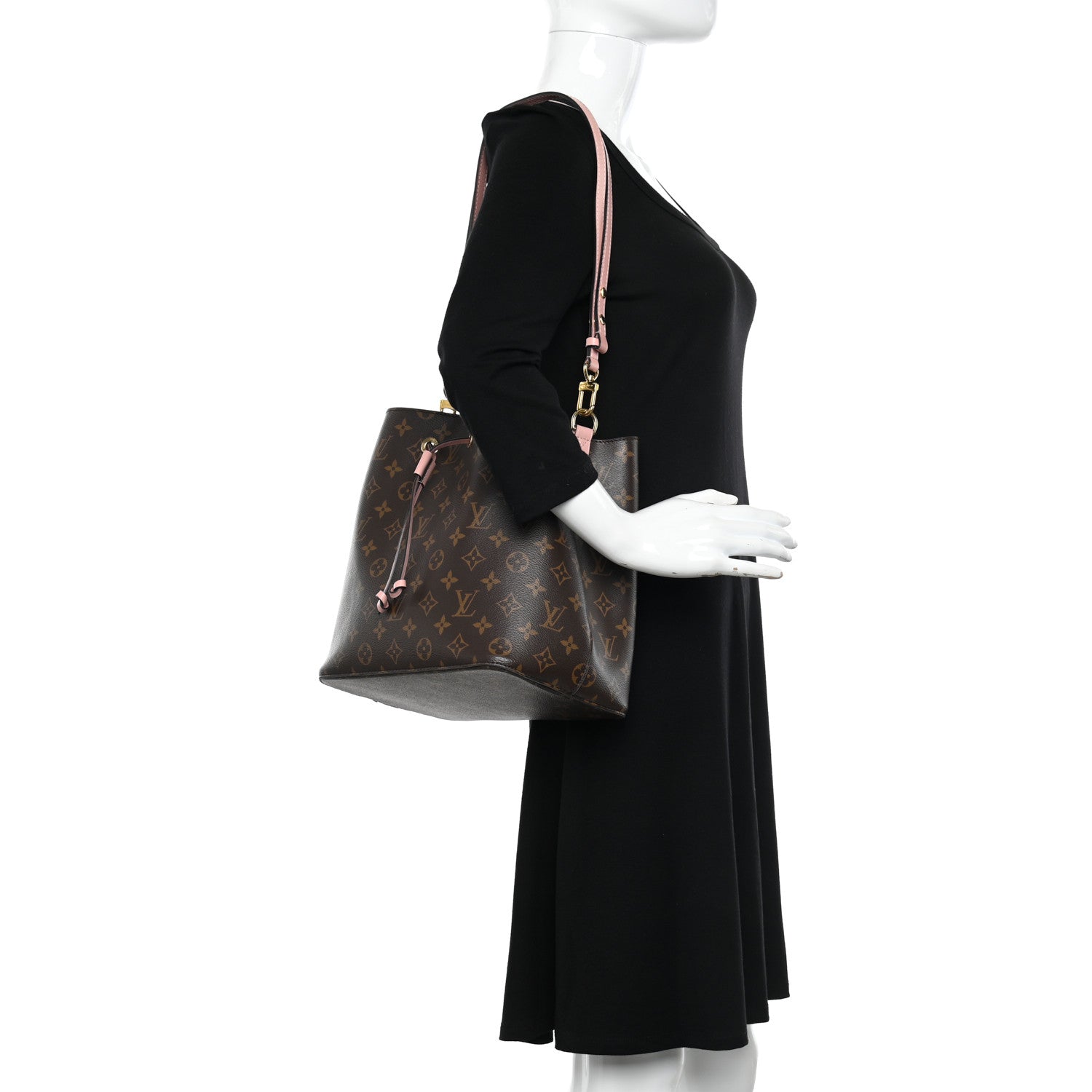 Louis Vuitton LOUIS VUITTON Monogram Neonoe MM Rose Poudre 2 of 10