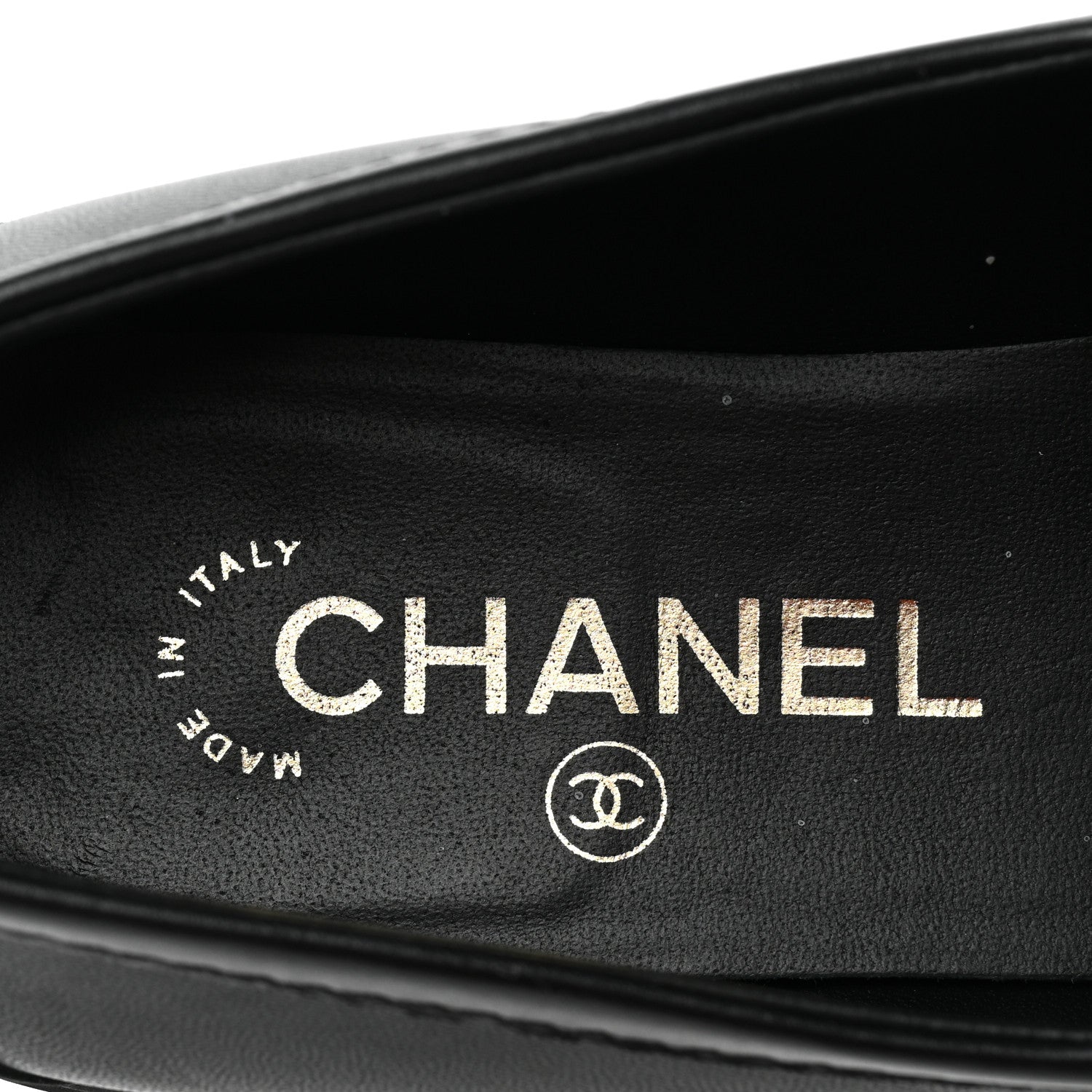 Chanel Lambskin Quilted CC Turnlock Loafers 38.5 Black 7 of 9