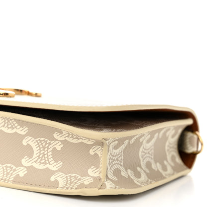 Celine Canvas Calfskin Triomphe Multipochette Grege 10 of 10