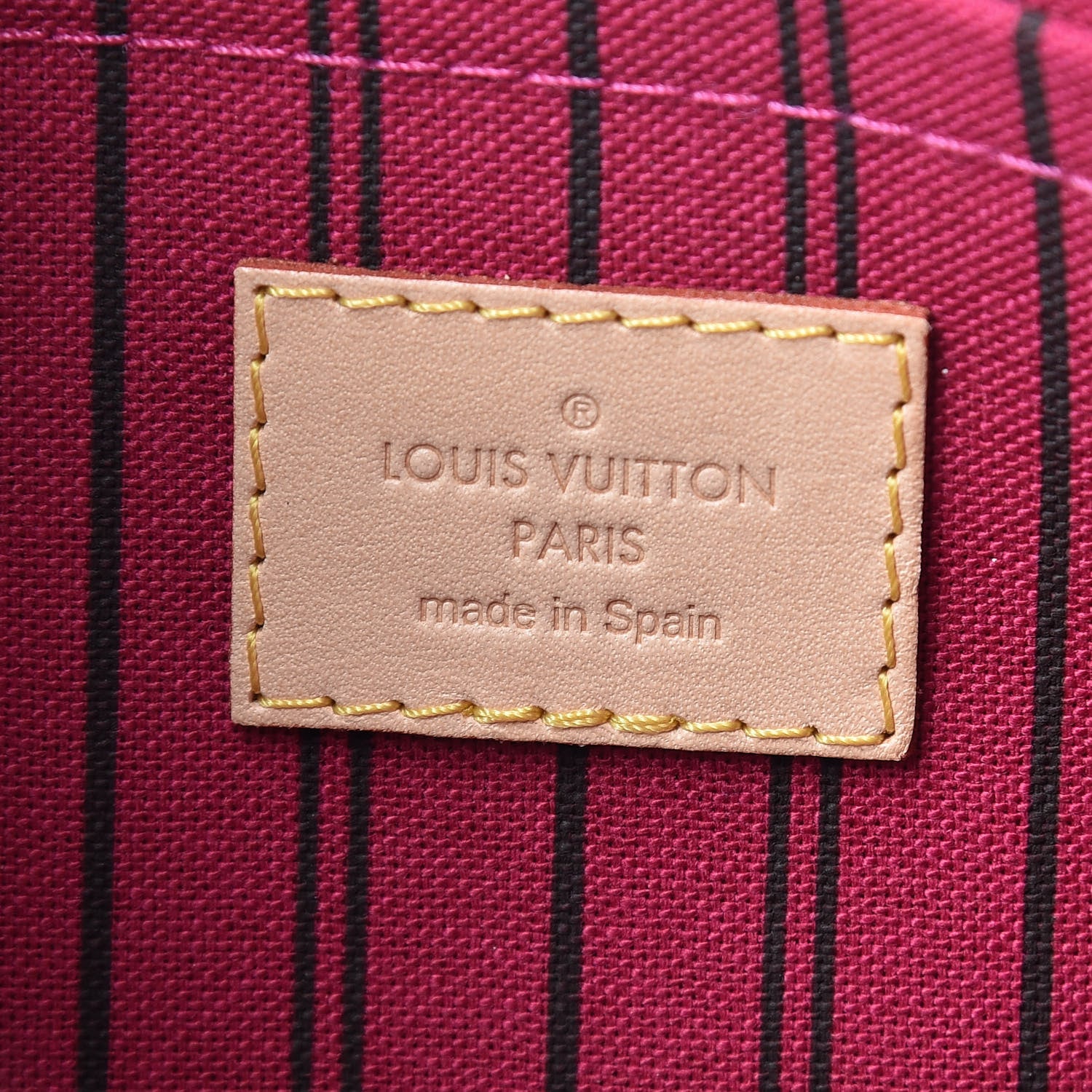 Louis Vuitton Monogram Neverfull MM GM Pochette Pivoine 6 of 7
