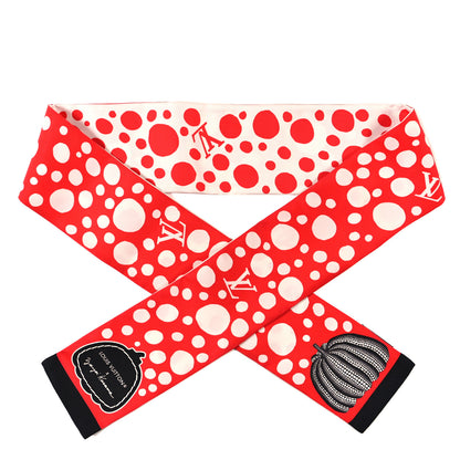 Louis Vuitton LV x YK Infinity Dots Bandeau Red White 1 of 3