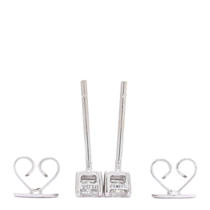 Anita Ko 18K White Gold Diamond Three Dot Earrings 3 of 6