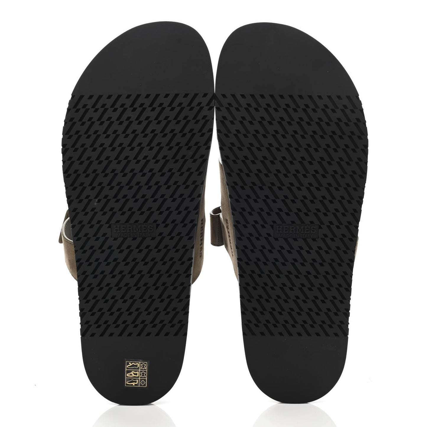 Suede Goatskin Mens Chypre Sandals 46 Vert Army