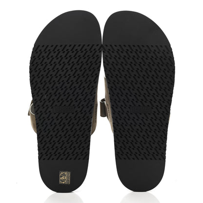 Hermes Suede Goatskin Mens Chypre Sandals 46 Vert Army 5 of 8
