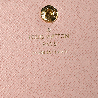 Louis Vuitton Monogram Emilie Wallet Rose Ballerine 7 of 9