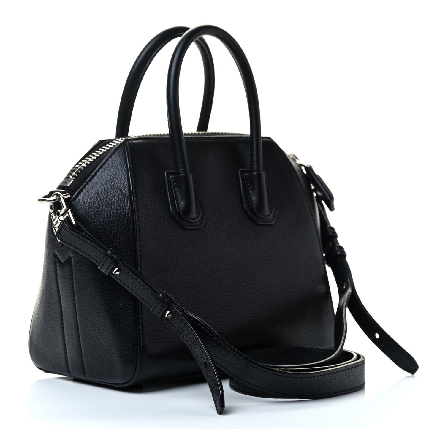 Sugar Goatskin Mini Antigona Black