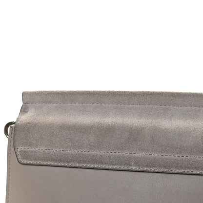 Chloe Calfskin Medium Faye Shoulder Bag Motty Grey 16 of 16