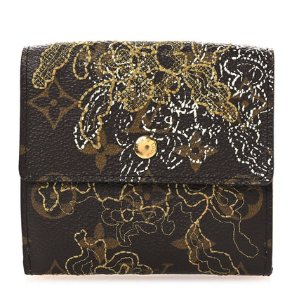 Louis Vuitton Monogram Dentelle Elise Wallet Gold 1 of 7