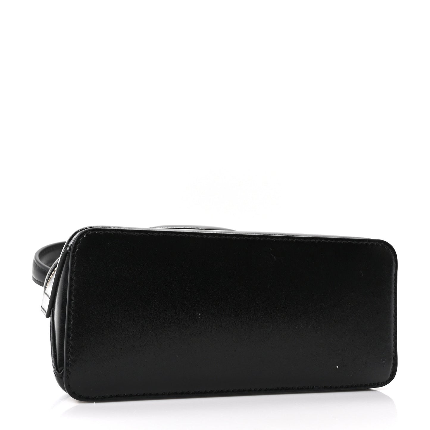 Box Calfskin Antigona Mini Vanity Bag With Chain Black