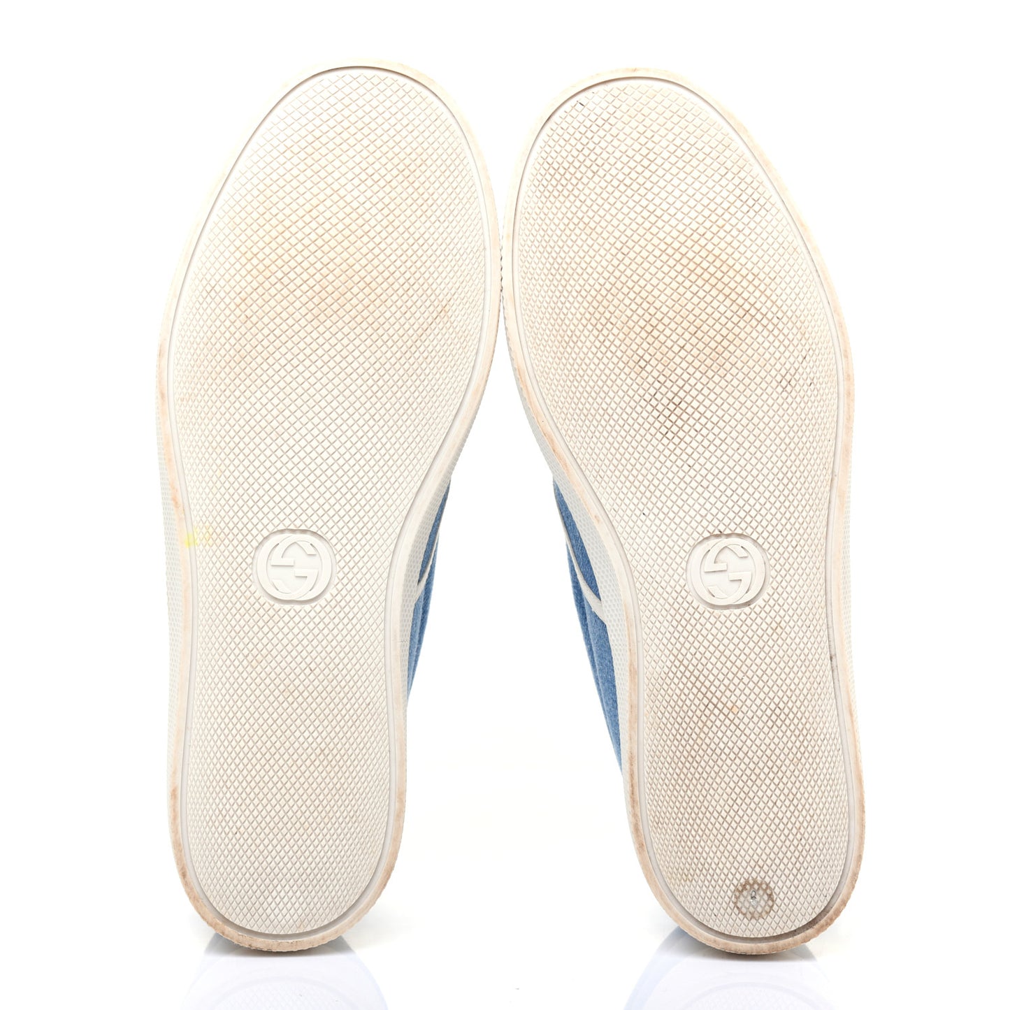 Kura Denim Logo Embroidered Mens Slip On Sneakers 6 Blue