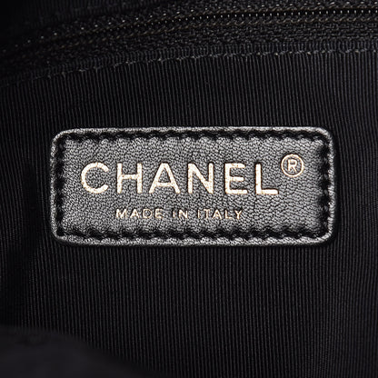 Chanel Calfskin Quilted Large Chain Me Hobo Black 6 of 13