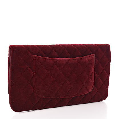 Chanel Velvet Lambskin Large 31 Pouch Burgundy 3 of 7