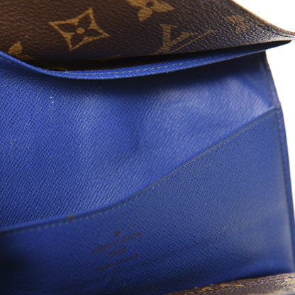 Louis Vuitton Monogram Josephine Wallet Blue 4 of 11