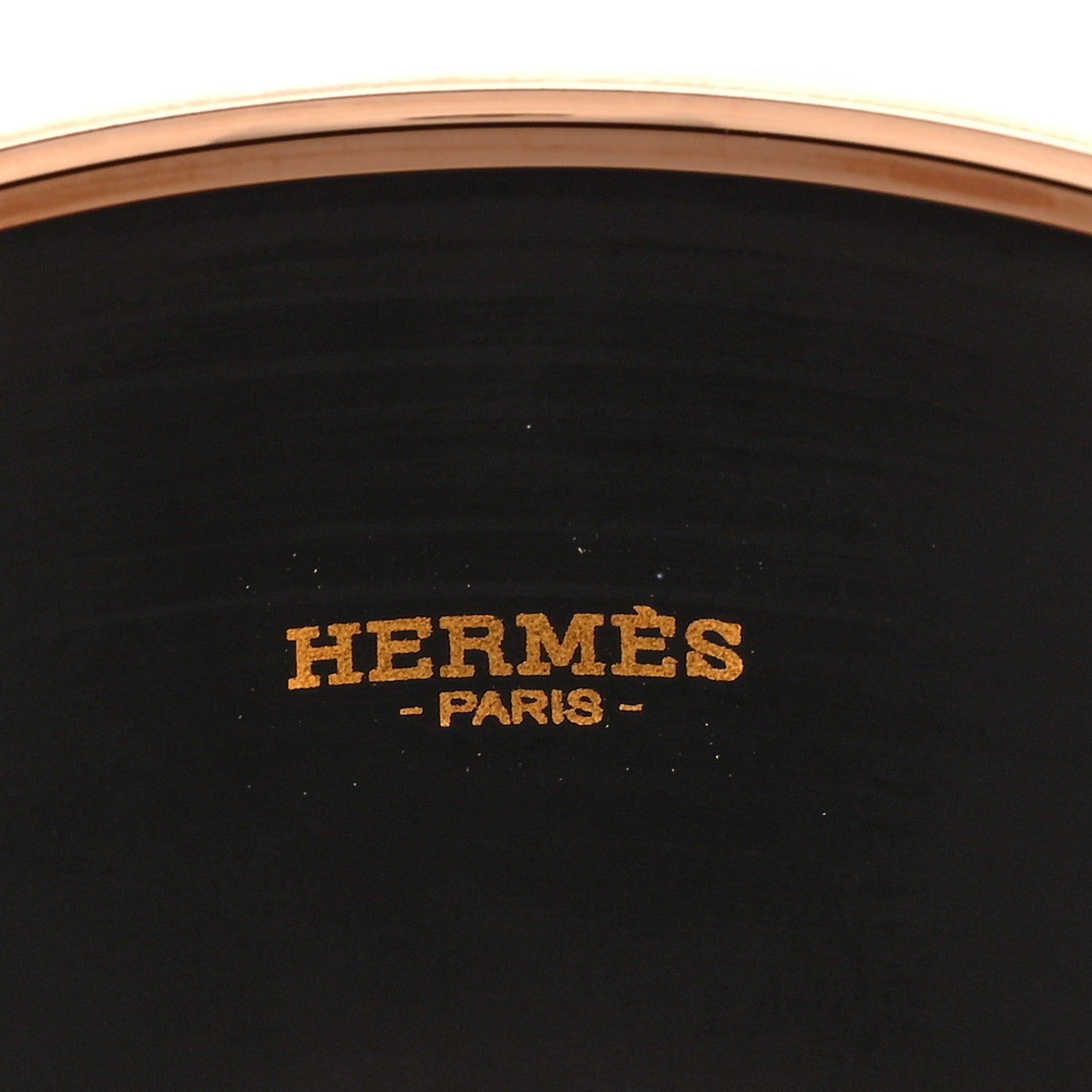 Hermes Enamel Printed Sellier Extra Wide Bracelet 65 Rouge Vermillon 4 of 4