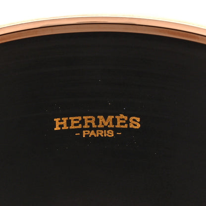 Hermes Enamel Printed Sellier Extra Wide Bracelet 65 Rouge Vermillon 4 of 4