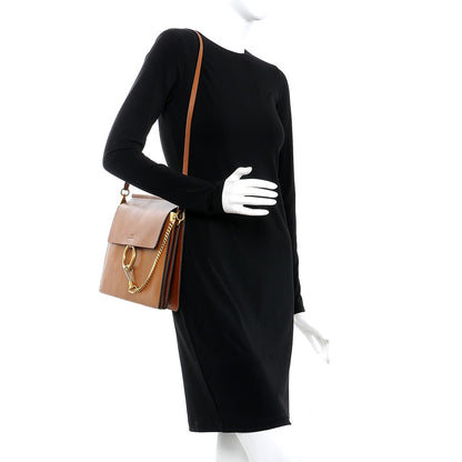 Chloe Goatskin Medium Faye Shoulder Bag Caramel 2 of 7