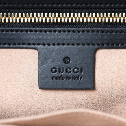 Gucci GG Supreme Monogram Bees Print Small Day Backpack Beige Oro Black 6 of 11