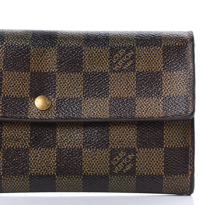 Louis Vuitton Damier Ebene Sarah Wallet 8 of 15