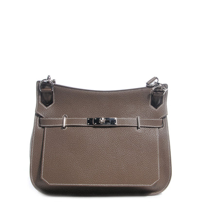 Hermes Taurillon Clemence Jypsiere 28 Etoupe 1 of 9