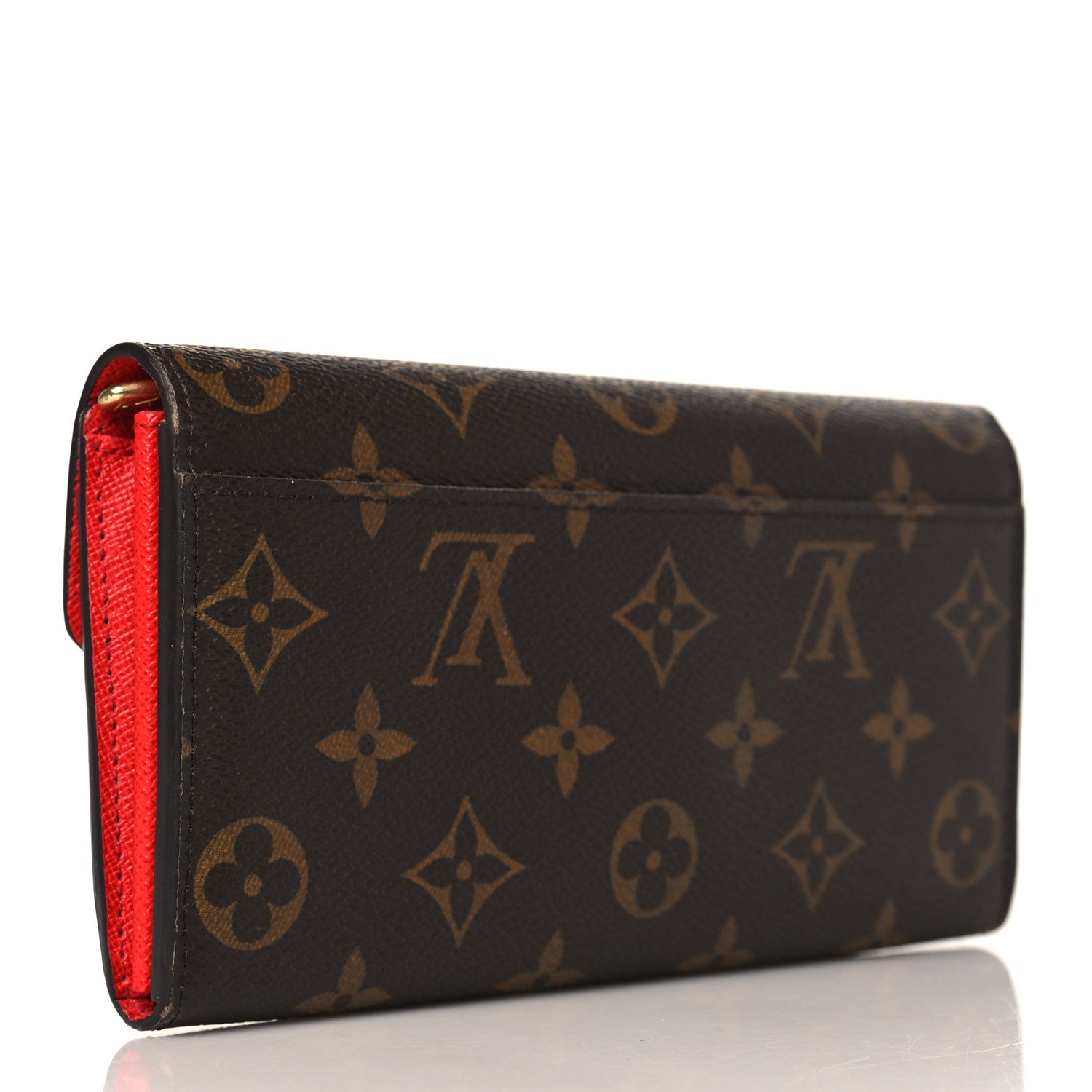Louis Vuitton Monogram Sarah Wallet NM Coquelicot 3 of 6