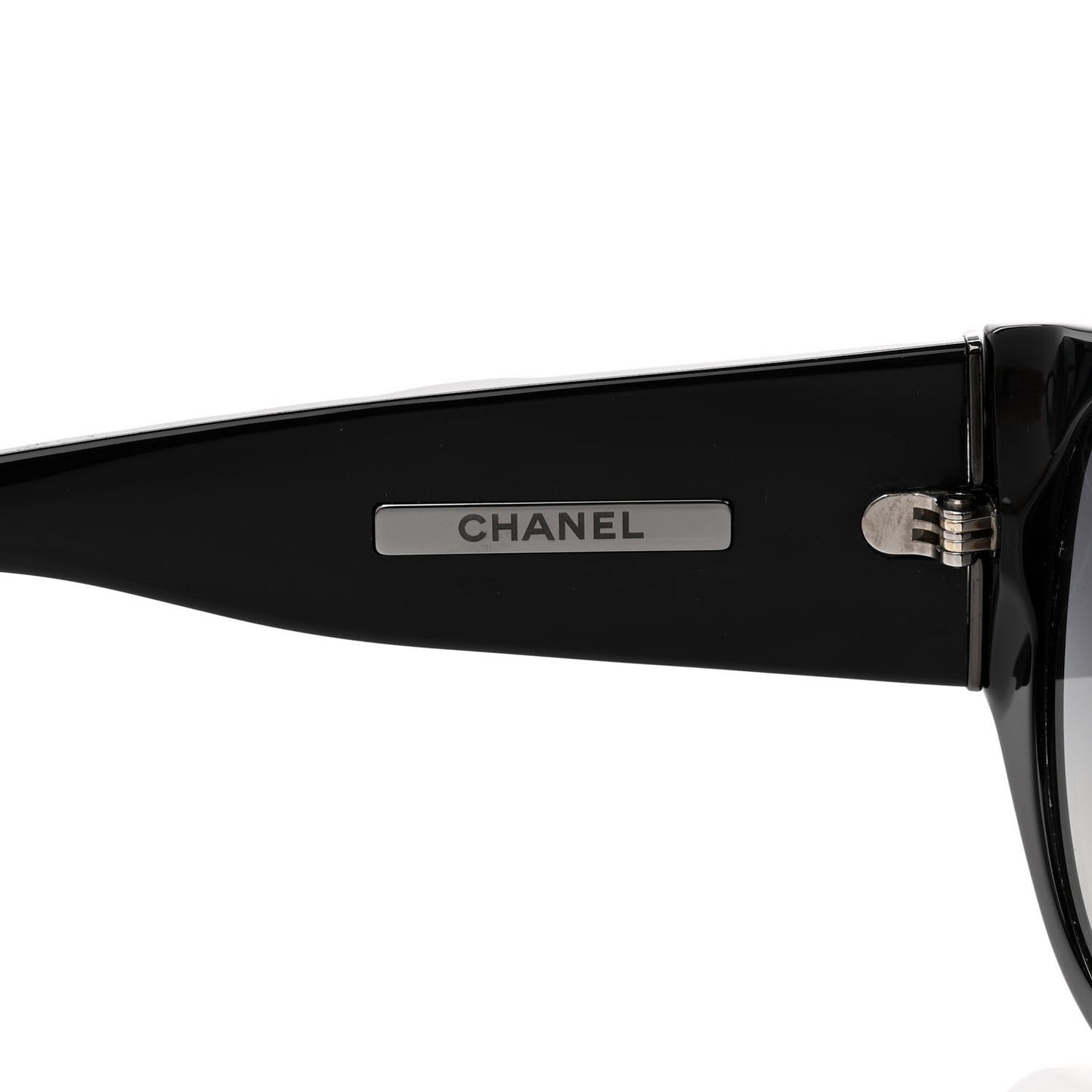 Acetate Polarized Oval Sunglasses 5411-A Black