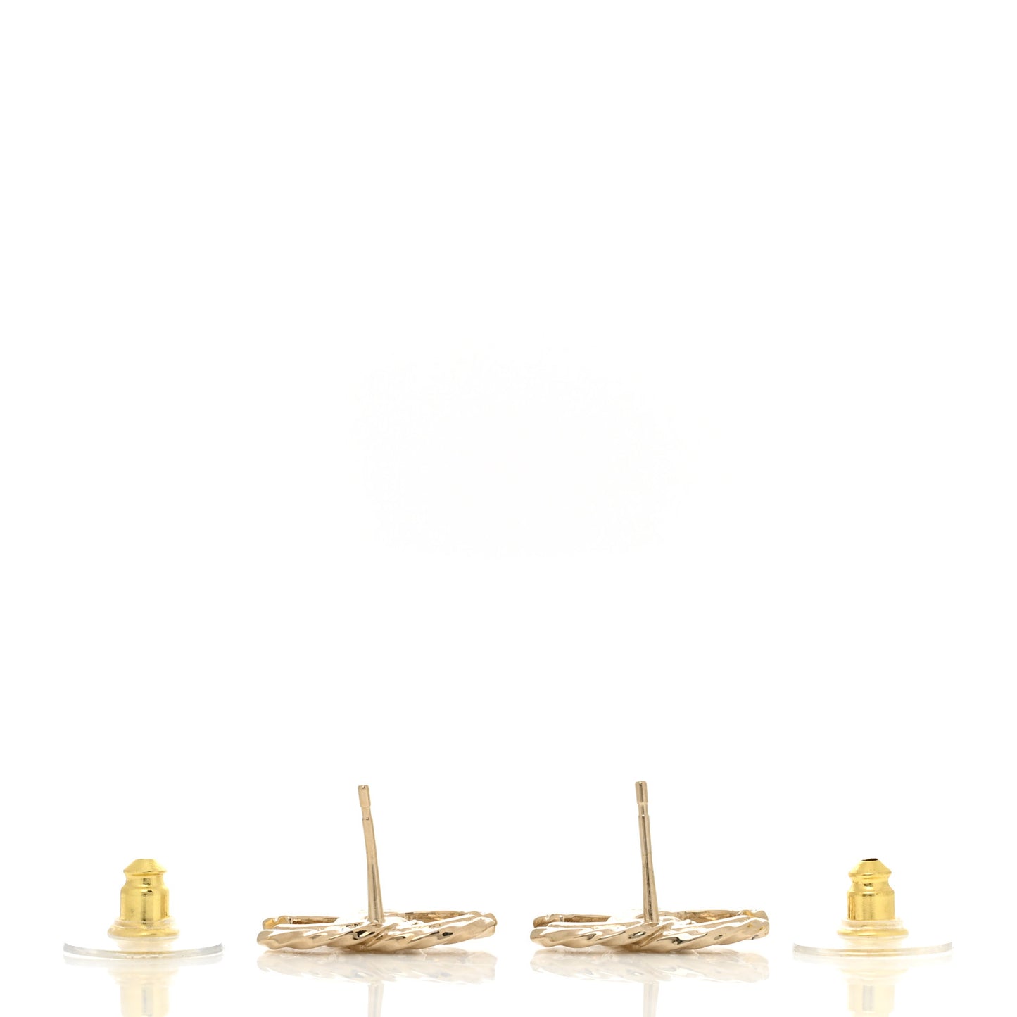 Crystal CC Earrings Gold