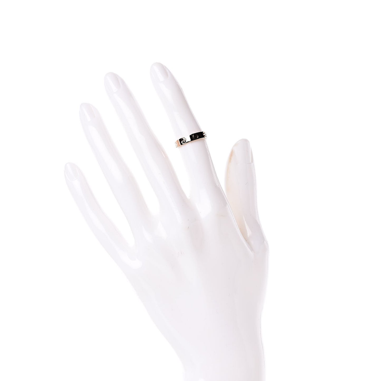 18K Pink Gold 3.5mm LOVE Wedding Band Ring 47 4