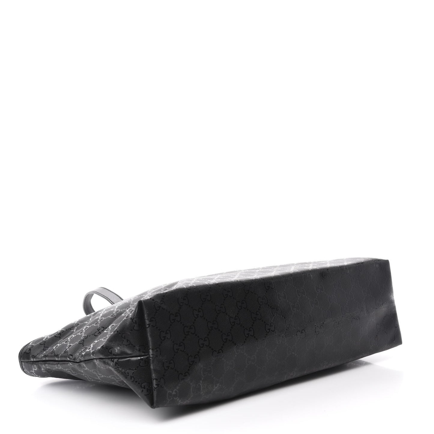 Imprime Monogram Medium Zippered Shopping Tote Black