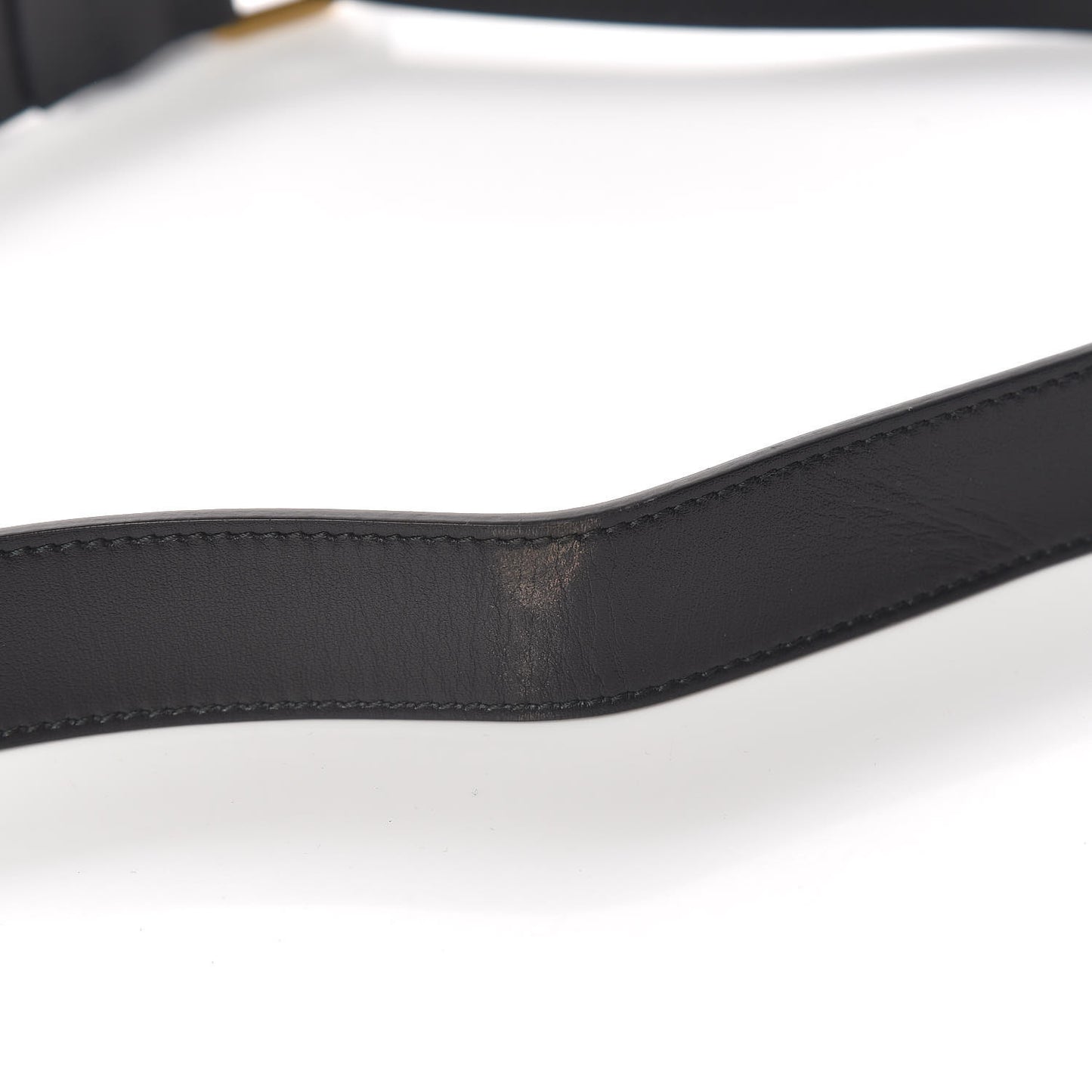 Calfskin Matelasse GG Marmont Flat Messenger Bag Black