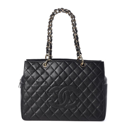 Chanel Caviar Quilted Petit Timeless Tote PTT Black 1 of 10