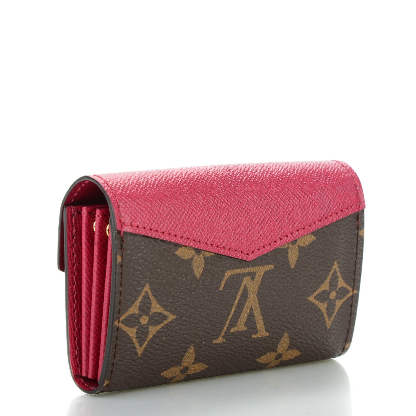 Monogram Sarah Multicartes Fuchsia