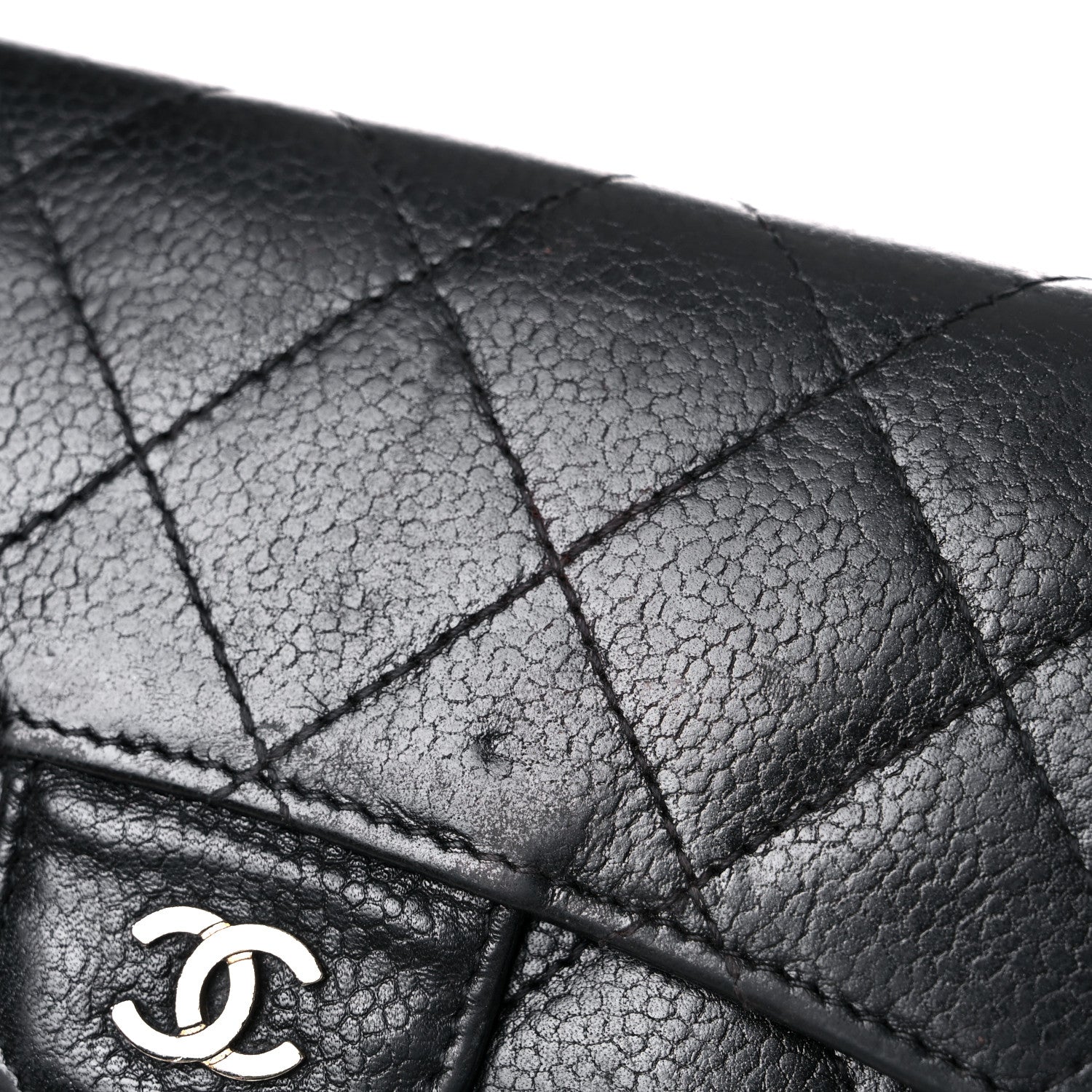 Chanel Caviar Quilted Large Flap Wallet Black 21 of 36