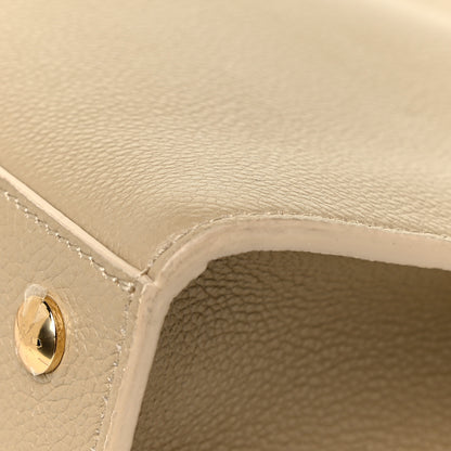 Burberry Grainy Calfskin Title Bag Light Beige 14 of 16