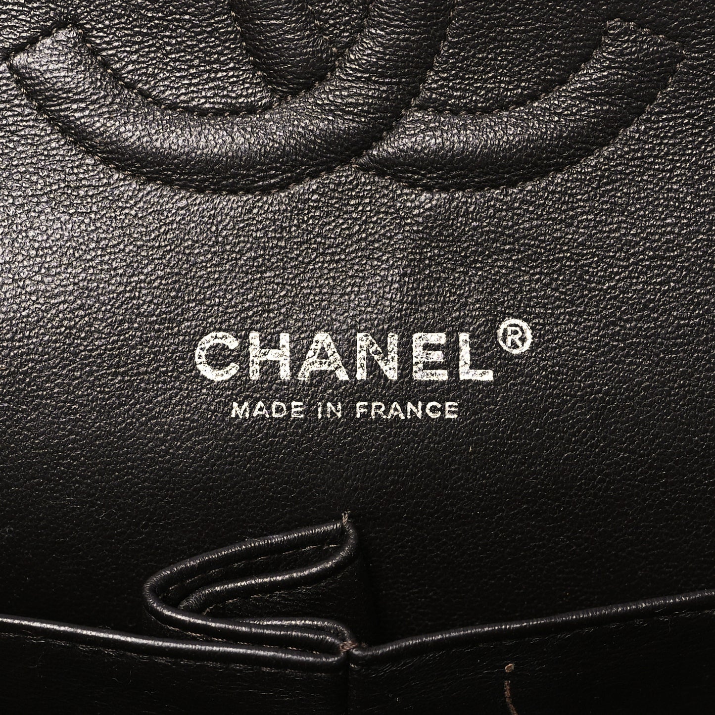Caviar Quilted Medium Double Flap Brown