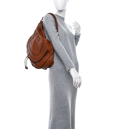 Chloe Calfskin Large Marcie Hobo Tan 2 of 12