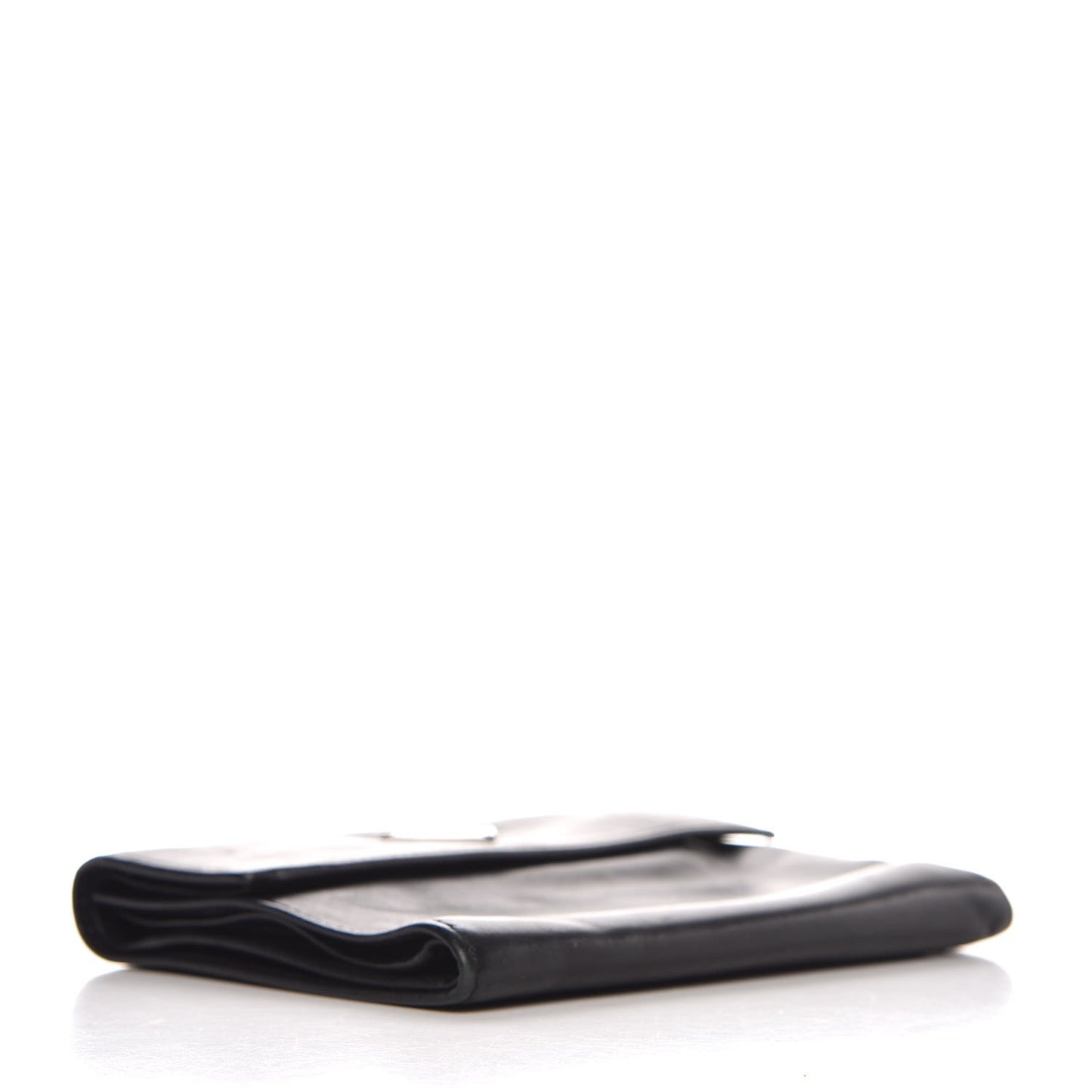 Nappa Tri Fold Wallet Black