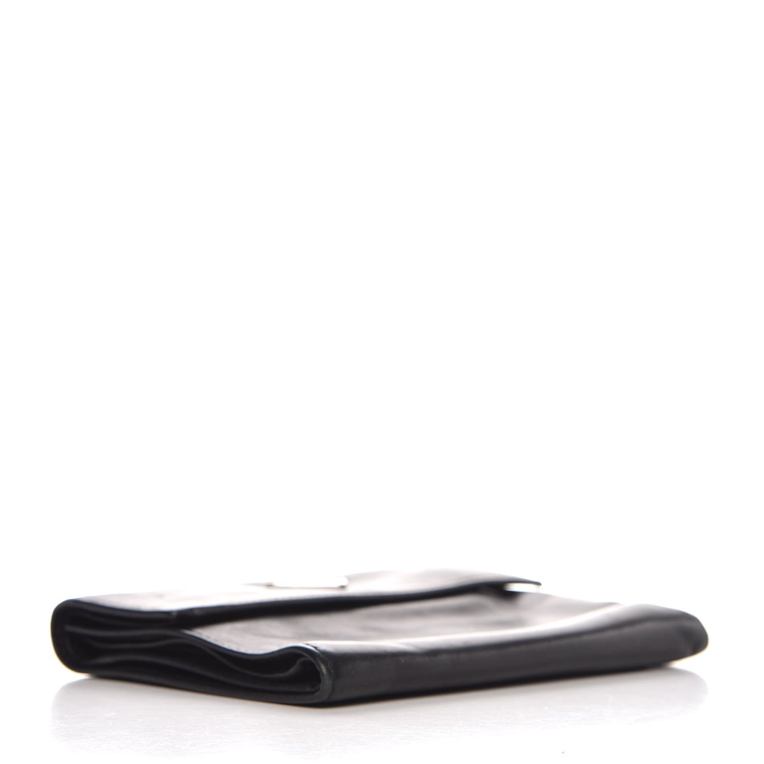 Prada Nappa Tri Fold Wallet Black 4 of 9