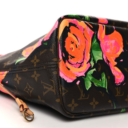 Louis Vuitton Monogram Roses Neverfull MM 8 of 10
