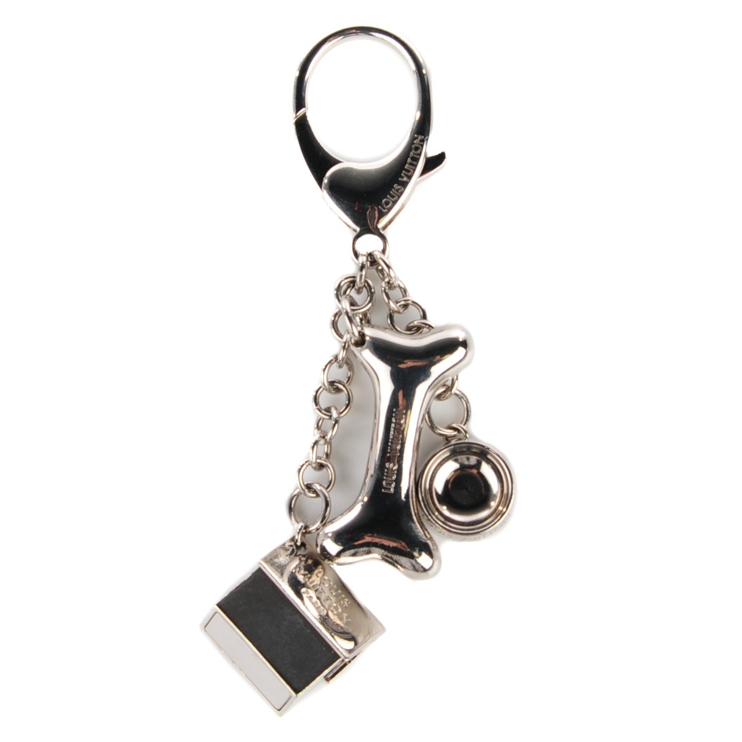 Baxter Dog Bag Charm Silver